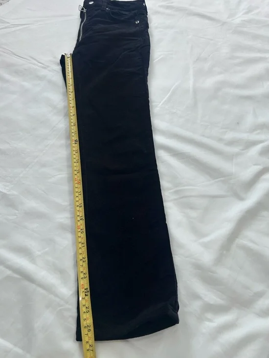 Rag & Bone Black Dojo Velvet Pant 27 - Picture 13 of 16